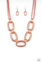 Load image into Gallery viewer, brought✽to✽you✽by✽blingflingbykat✽take-charge-copper-necklace✽paparazzi-accessories
