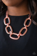 Load image into Gallery viewer, Paparazzi Accessories ✽ Take Charge - Copper Necklace✽Flat Rate Ship $4.50✽
