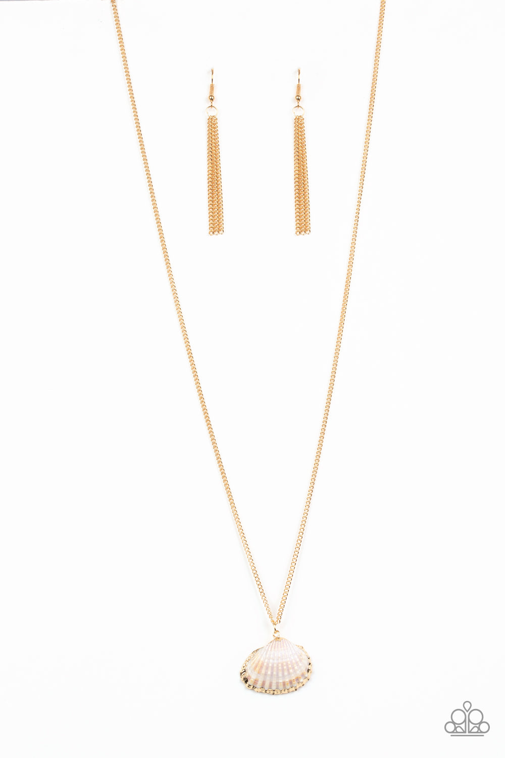 brought✽to✽you✽by✽blingflingbykat✽show-and-shell-gold-necklace✽paparazzi-accessories