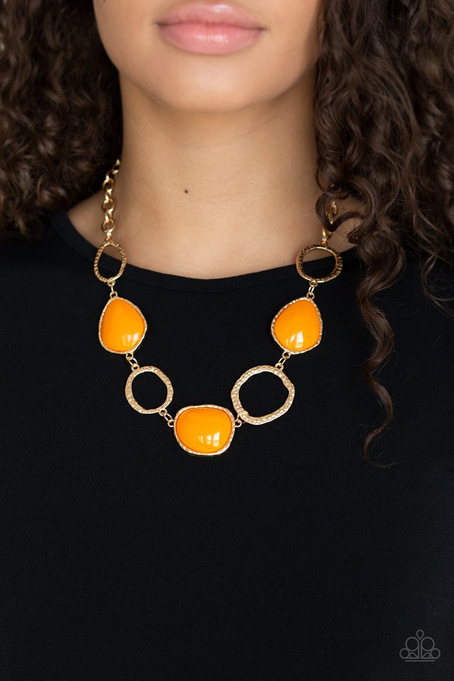 Paparazzi Accessories ❋Haute Heirloom - Orange Necklace❋ Flat Rate Ship $4.50❋