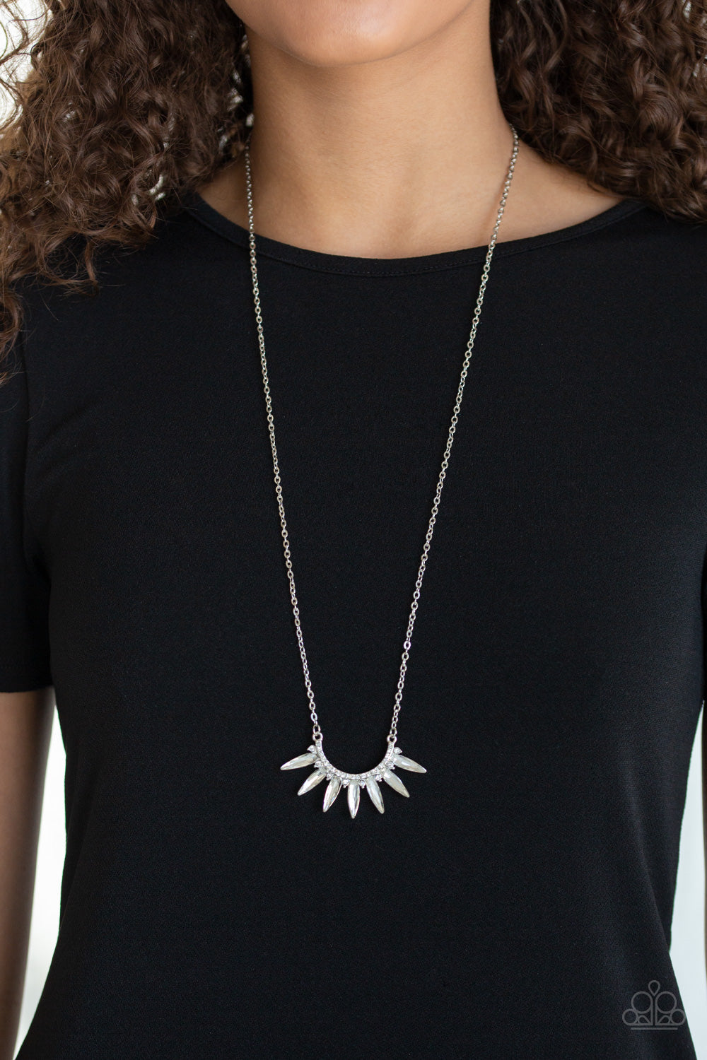 Paparazzi Accessories ✽ Empirical Elegance - White Necklace✽Flat Rate Ship $4.50✽