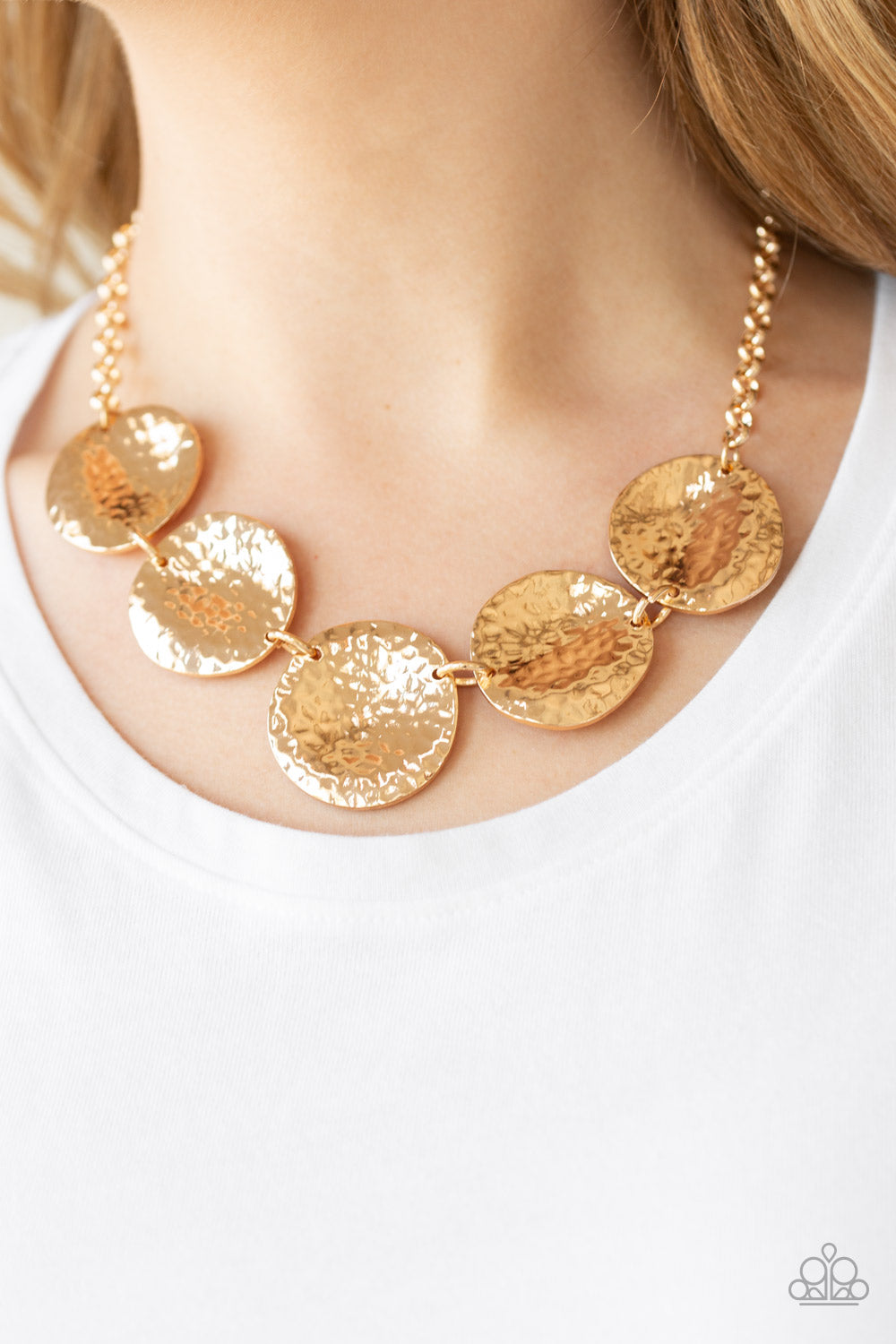 Paparazzi Accessories ✽ First Impressions - Gold Necklace✽Flat Rate Ship $4.50✽