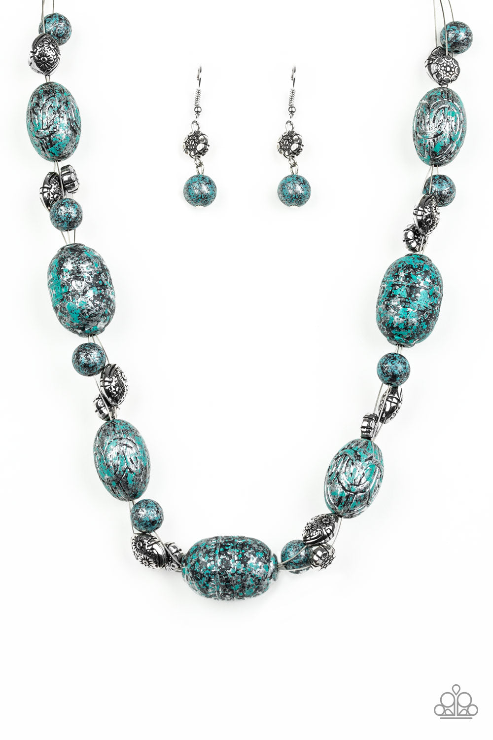 brought✽to✽you✽by✽blingflingbykat✽gatherer-glamour-blue-necklace✽paparazzi-accessories