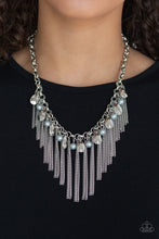 Load image into Gallery viewer, Paparazzi Accessories ✽ Industrial Intensity - Silver Necklace✽Flat Rate Ship $4.50✽
