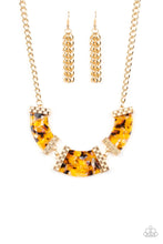 Load image into Gallery viewer, brought✽to✽you✽by✽blingflingbykat✽haute-blooded-yellow-3677✽paparazzi-accessories
