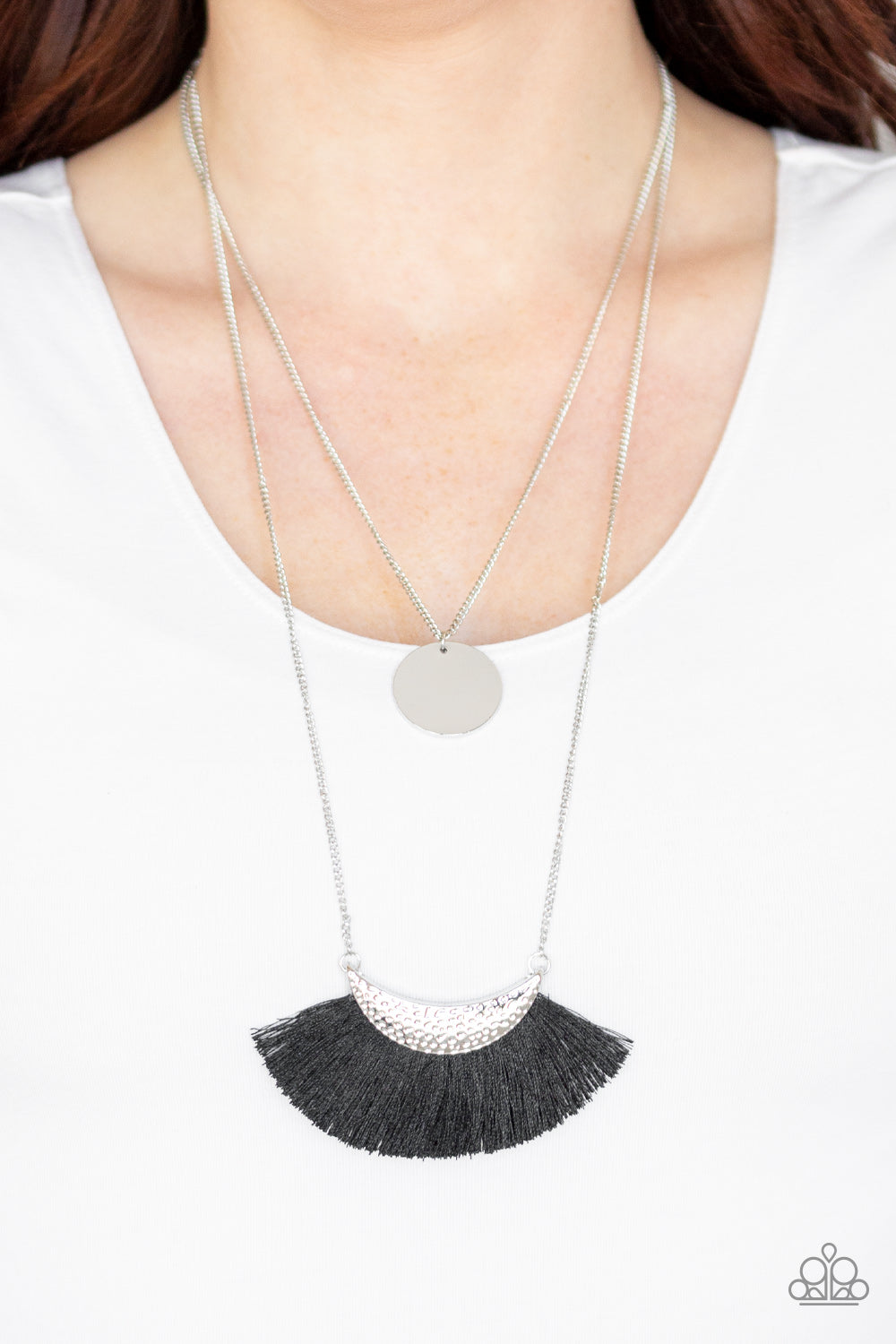 Paparazzi Accessories ✽ Tassel Temptation - Black Necklace✽Flat Rate Ship $4.50✽