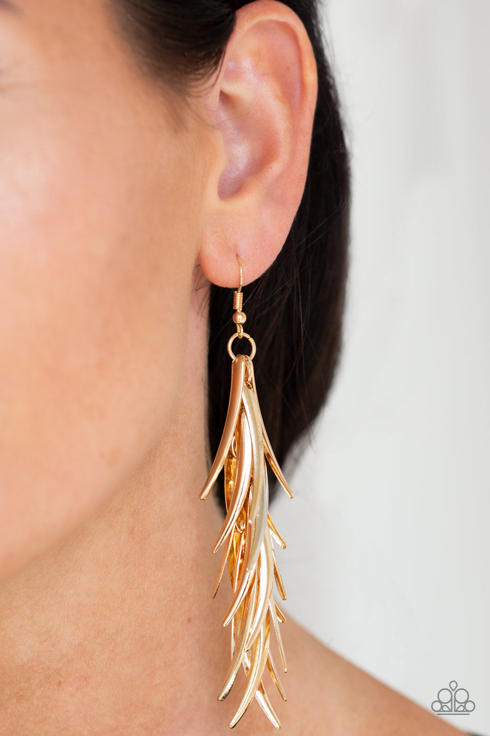 Paparazzi Accessories ✽ Tasseled Talons - Gold Earrings✽Flat Rate Ship $4.50✽