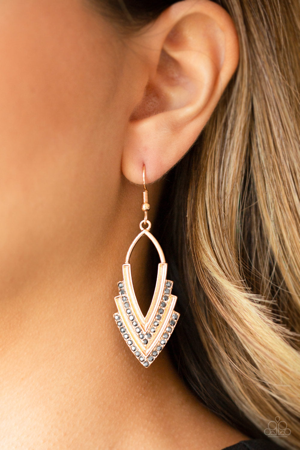 Paparazzi Accessories ✽ Tour de Force - Gold Earrings✽Flat Rate Ship $4.50✽