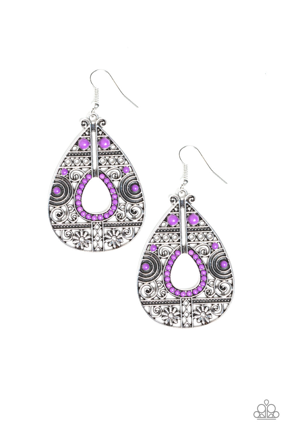 brought✽to✽you✽by✽blingflingbykat✽malibu-gardens-purple-earrings✽paparazzi-accessories