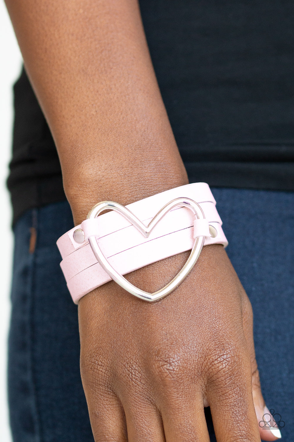 Paparazzi Accessories ✽ One Love, One Heart - Pink Bracelet✽Flat Rate Ship $4.50✽