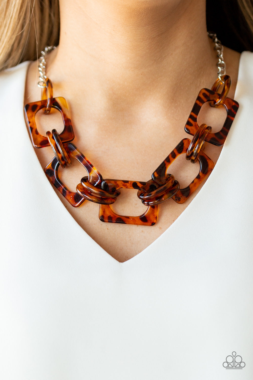 Paparazzi Accessories ✽ Sizzle Sizzle - Brown Necklace✽Flat Rate Ship $4.50✽