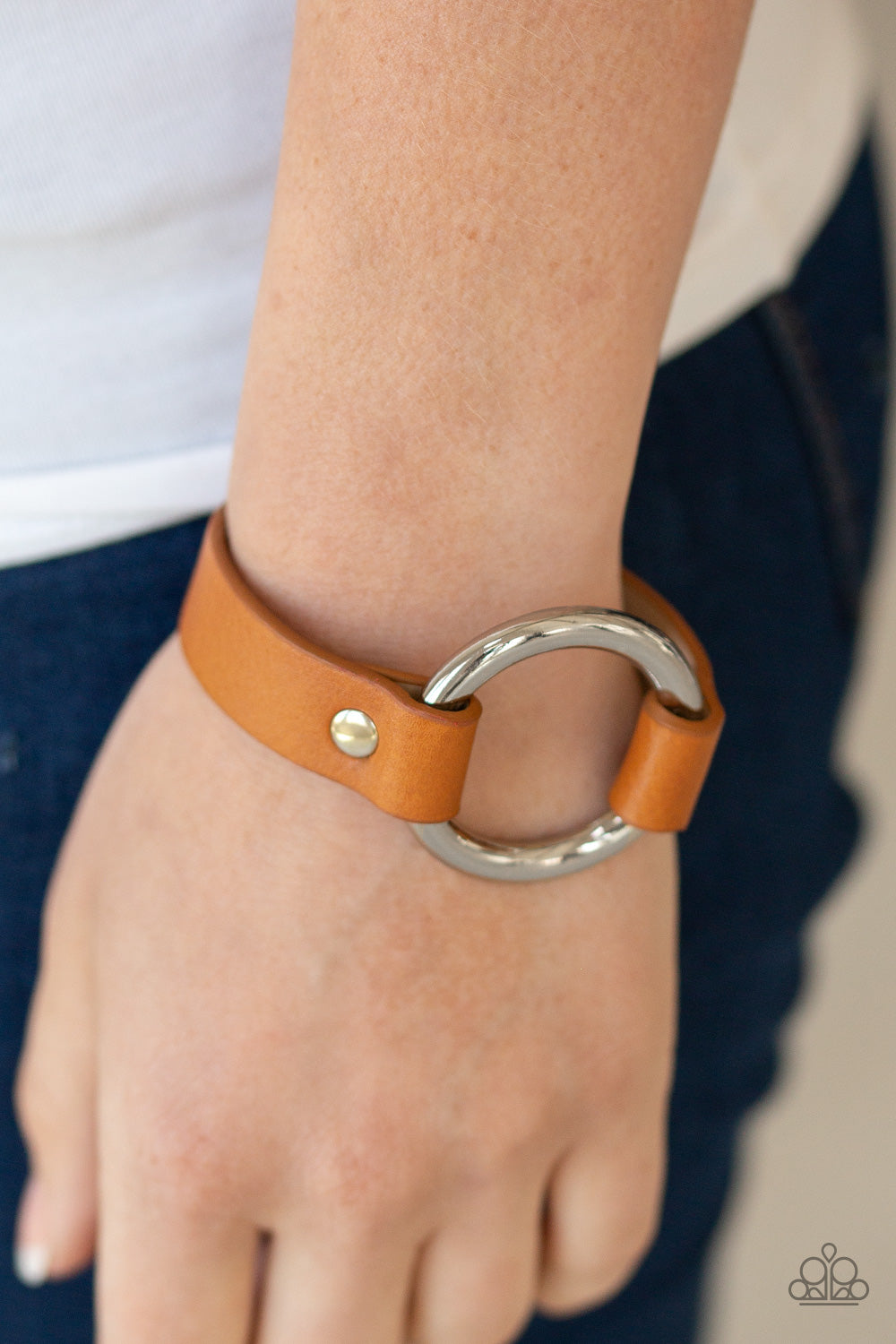 Paparazzi Accessories ✽ Rustic Rodeo - Brown Bracelet✽Flat Rate Ship $4.50✽