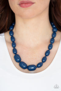 Paparazzi Accessories ✽ Poppin Popularity - Blue Necklace✽Flat Rate Ship $4.50✽