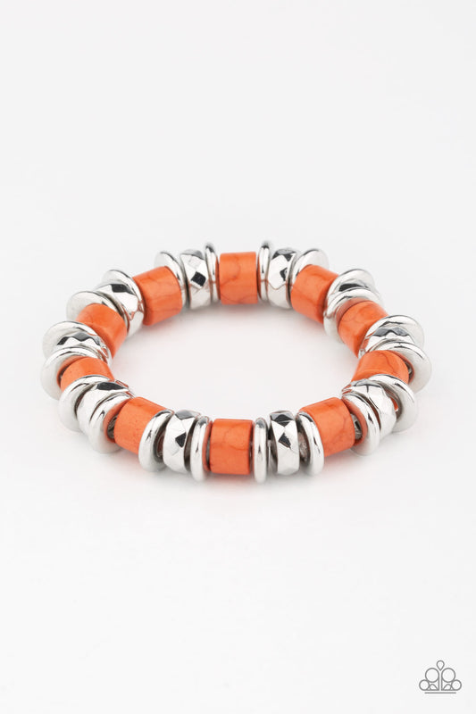 brought✽to✽you✽by✽blingflingbykat✽sonoran-stonehenge-orange-bracelet✽paparazzi-accessories