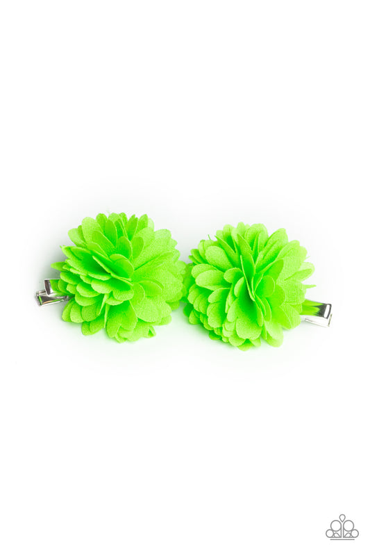 brought✽to✽you✽by✽blingflingbykat✽neatly-neon-green-hair clip✽paparazzi-accessories