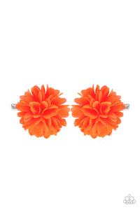 Paparazzi Accessories ✽ Neatly Neon - Orange Hair Clip✽Flat Rate Ship $4.50✽