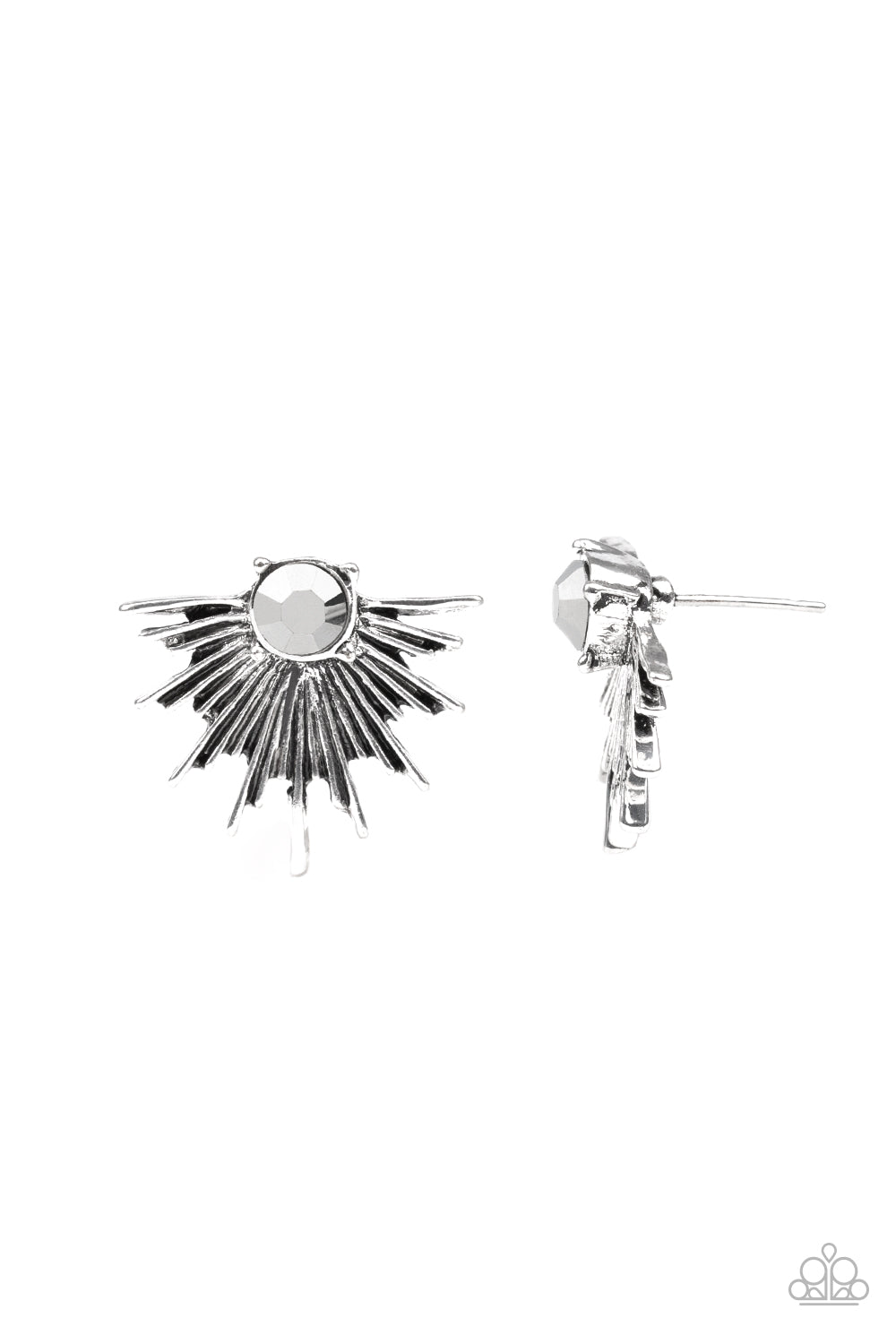 brought✽to✽you✽by✽blingflingbykat✽starry-light-silver-post earrings✽paparazzi-accessories