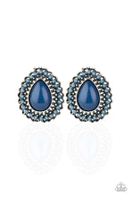 Load image into Gallery viewer, brought✽to✽you✽by✽blingflingbykat✽beaded-blast-blue-post earrings✽paparazzi-accessories
