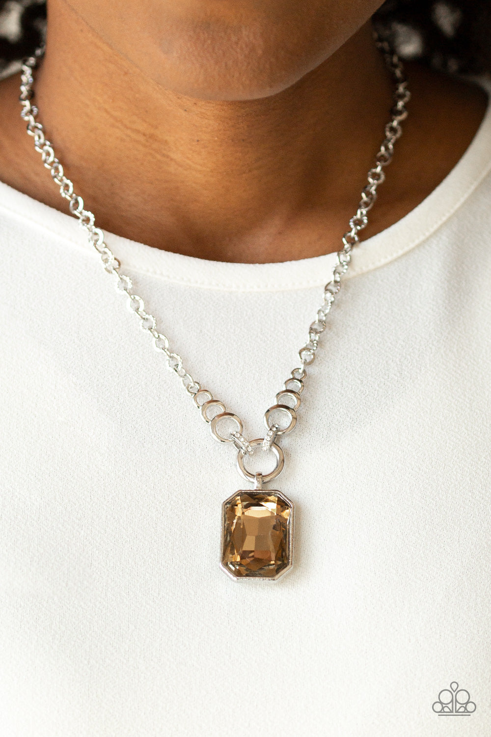 Paparazzi Accessories ✽ Queen Bling - Brown Necklace✽Flat Rate Ship $4.50✽