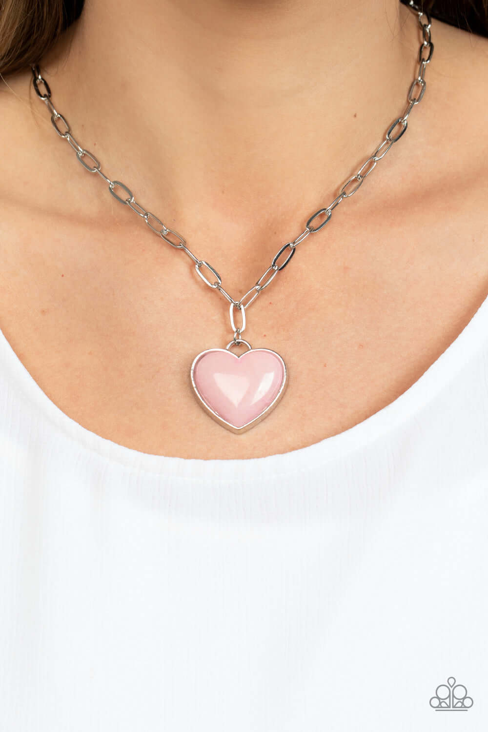 Paparazzi Accessories ❋Everlasting Endearment - Pink Necklace❋ Flat Rate Ship $4.50❋ - Image #2