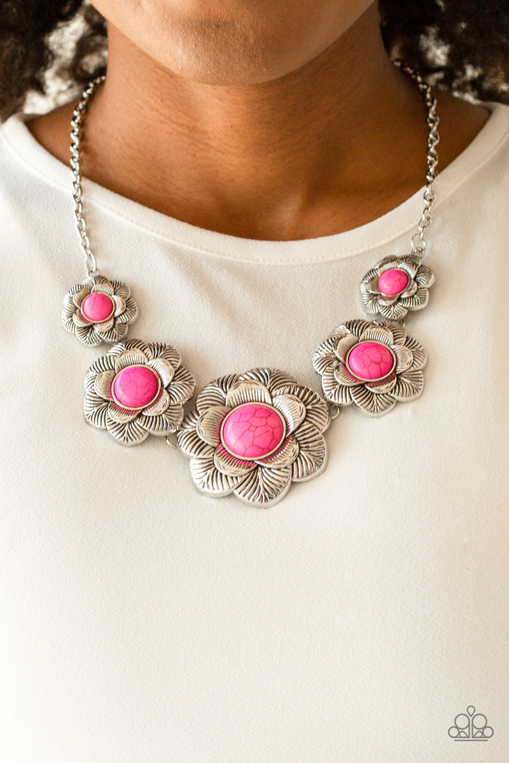 Paparazzi Accessories ✽ Santa Fe Hills - Pink Necklace✽Flat Rate Ship $4.50✽