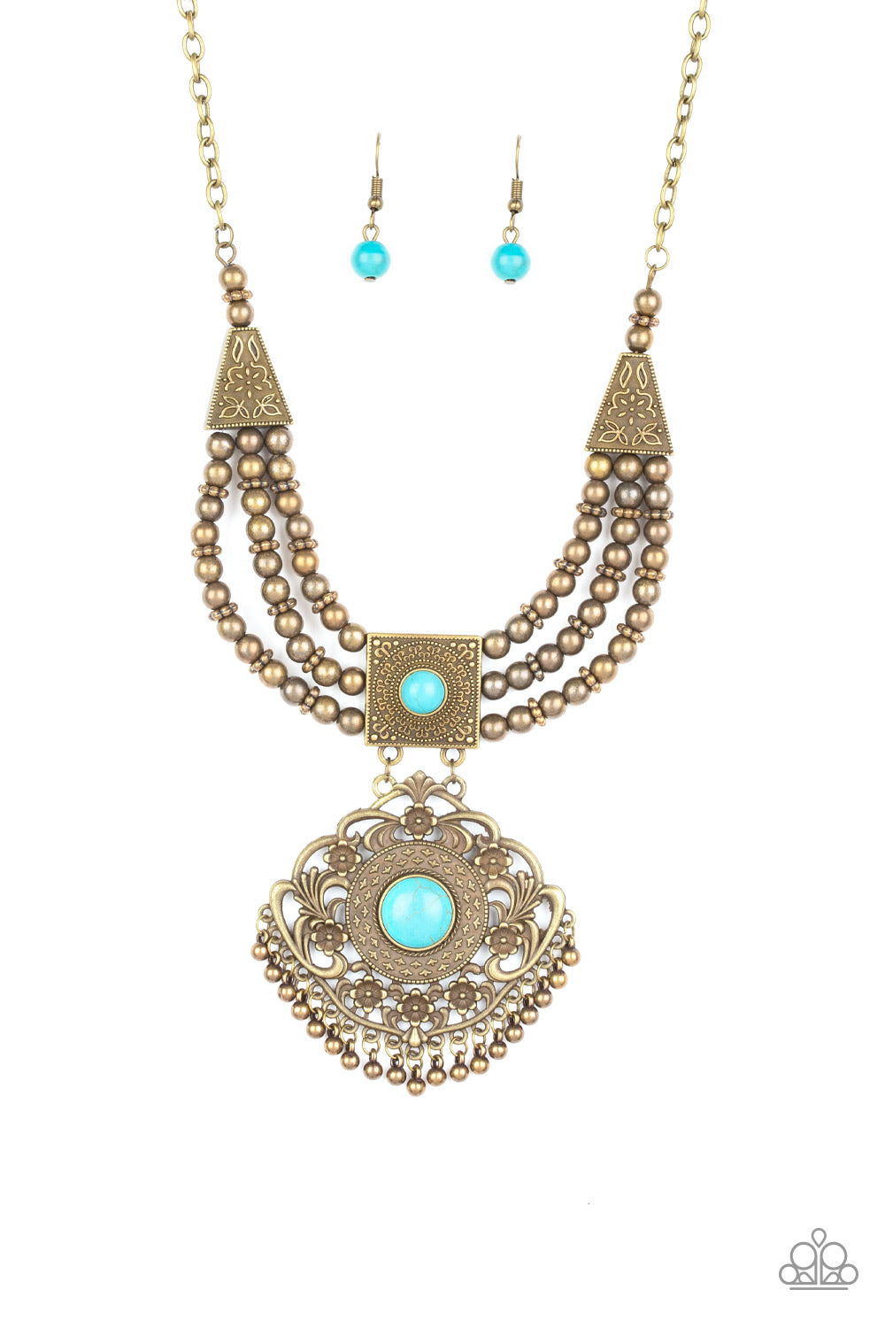 brought✽to✽you✽by✽blingflingbykat✽santa-fe-solstice-brass-necklace✽paparazzi-accessories