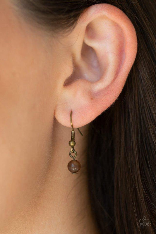 Paparazzi Accessories ✽ East Coast Elixir - Brass Necklace ✽ Flat Rate Ship $4.50✽