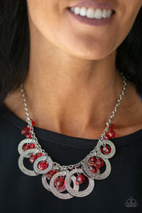 Paparazzi Accessories ✽ Turn It Up - Red Necklace✽Flat Rate Ship $4.50✽