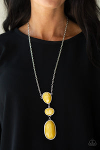 Paparazzi Accessories ✽ Making an Impact - Yellow Necklace✽Flat Rate Ship $4.50✽