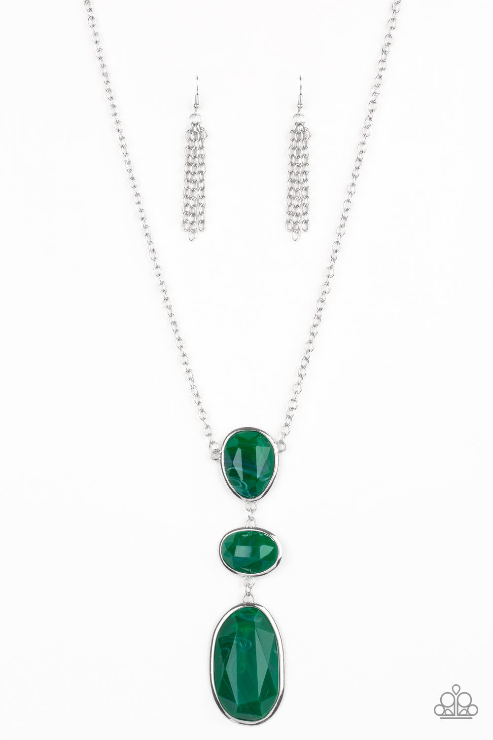 Paparazzi Accessories ✽ Making an Impact - Green Necklace✽Flat Rate Ship $4.50✽