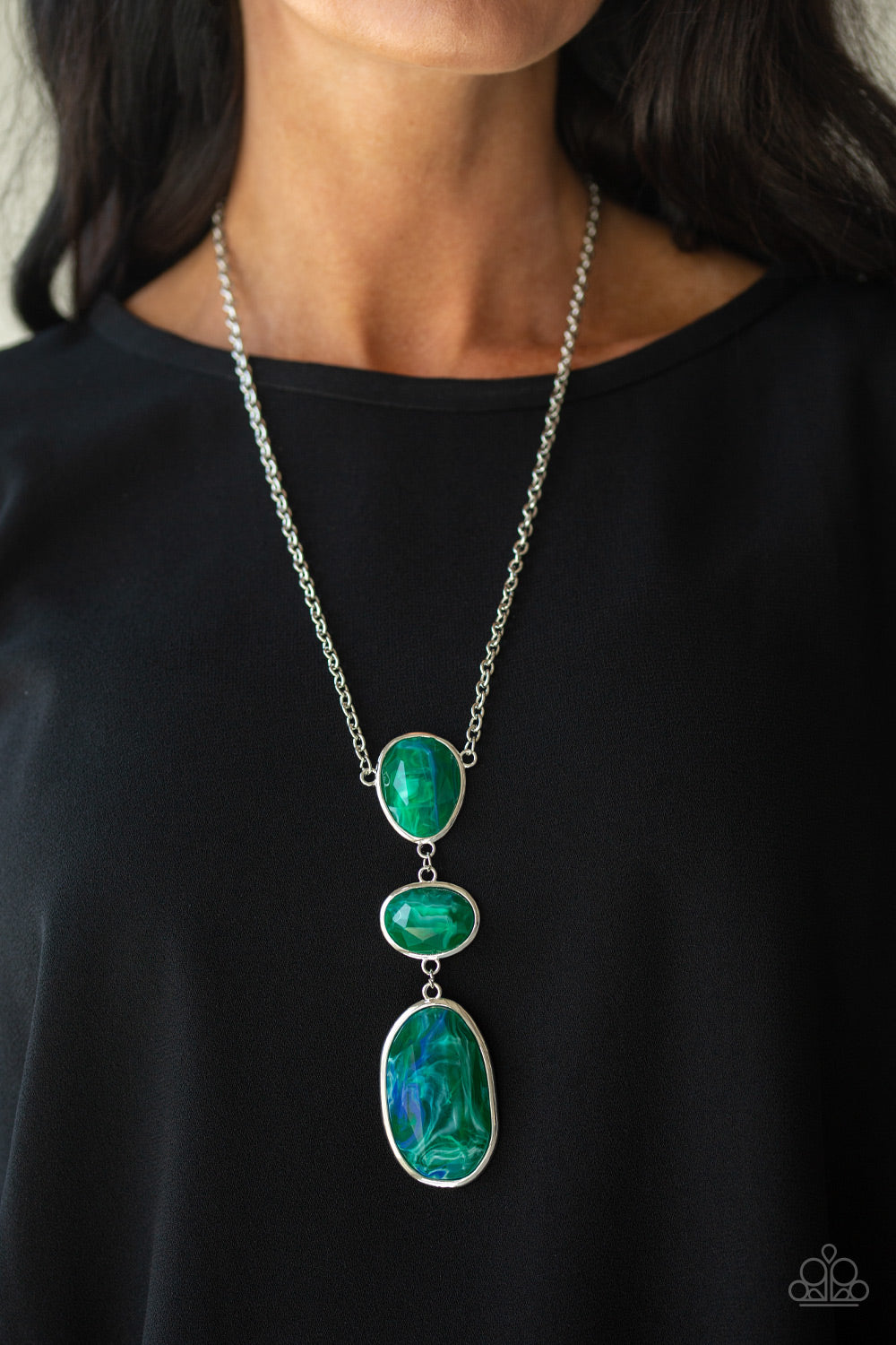 Paparazzi Accessories ✽ Making an Impact - Green Necklace✽Flat Rate Ship $4.50✽