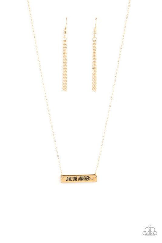 brought✽to✽you✽by✽blingflingbykat✽love-one-another-gold-necklace✽paparazzi-accessories