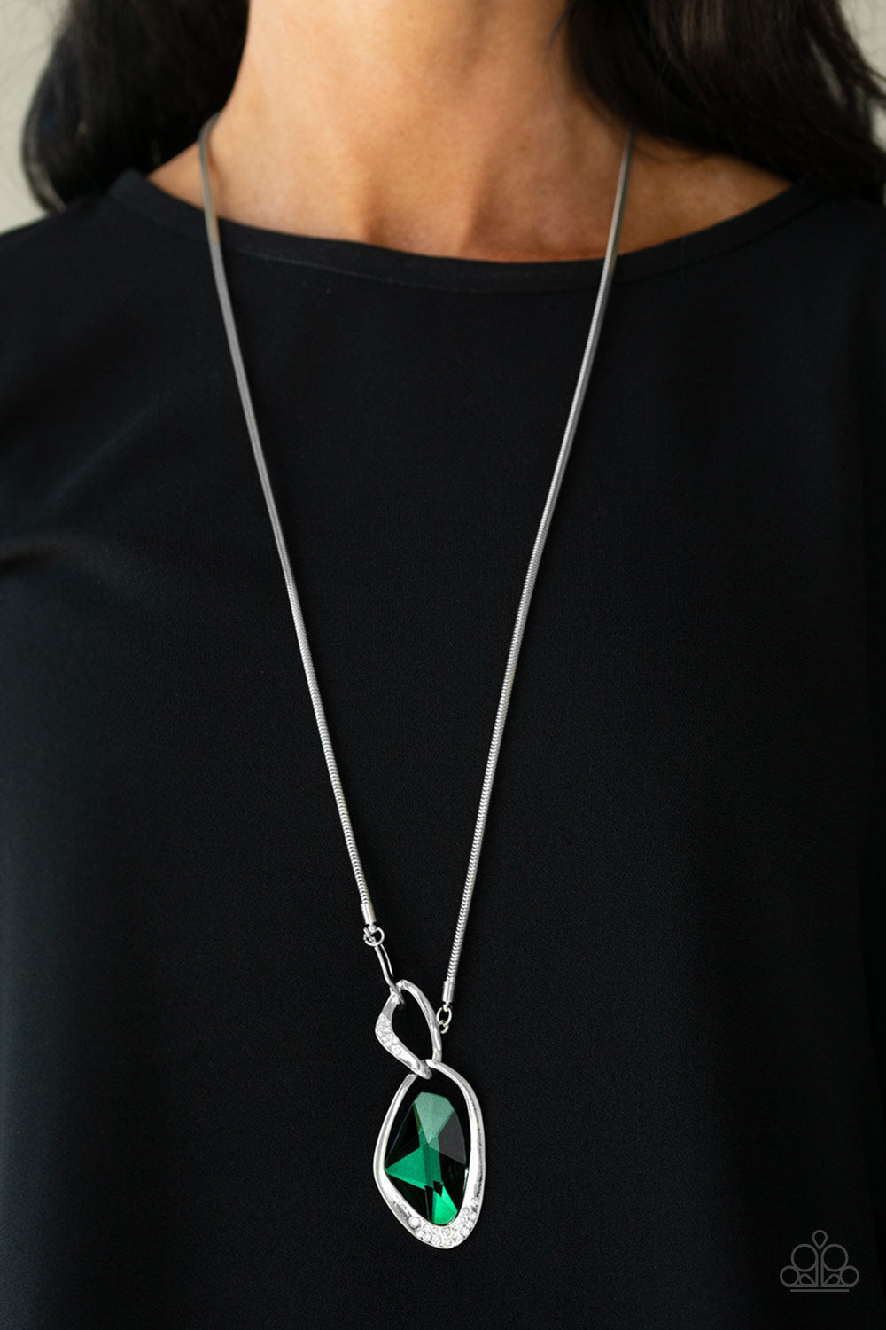 Paparazzi Accessories ✽ Optical Opulence - Green Necklace✽Flat Rate Ship $4.50✽