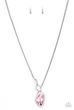 Load image into Gallery viewer, brought✽to✽you✽by✽blingflingbykat✽optical-opulence-pink-necklace✽paparazzi-accessories
