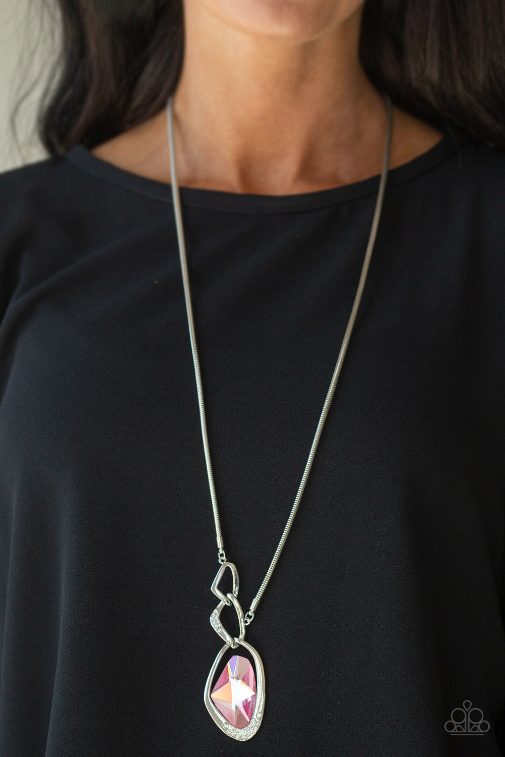 Paparazzi Accessories ✽ Optical Opulence - Pink Necklace✽Flat Rate Ship $4.50✽