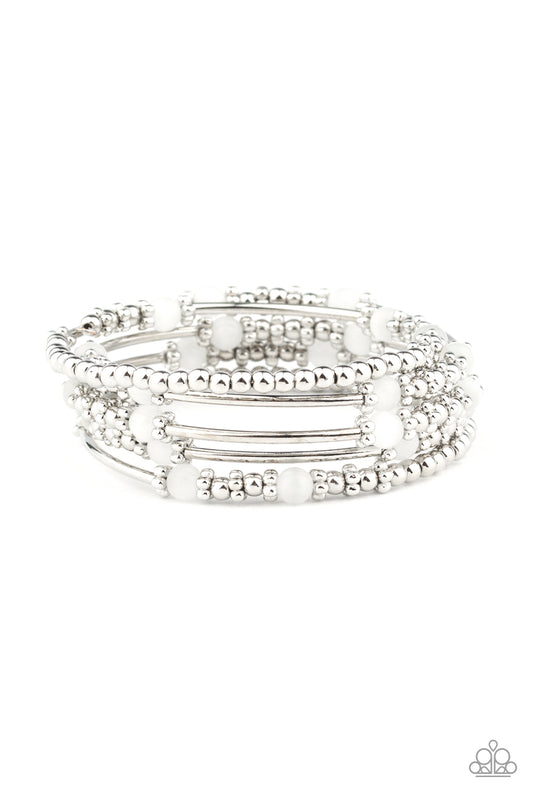 brought✽to✽you✽by✽blingflingbykat✽colorful-charisma-white-bracelet✽paparazzi-accessories
