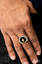 Load image into Gallery viewer, Paparazzi Accessories ❋Alumni - Black Ring❋ Flat Rate Ship $4.50❋
