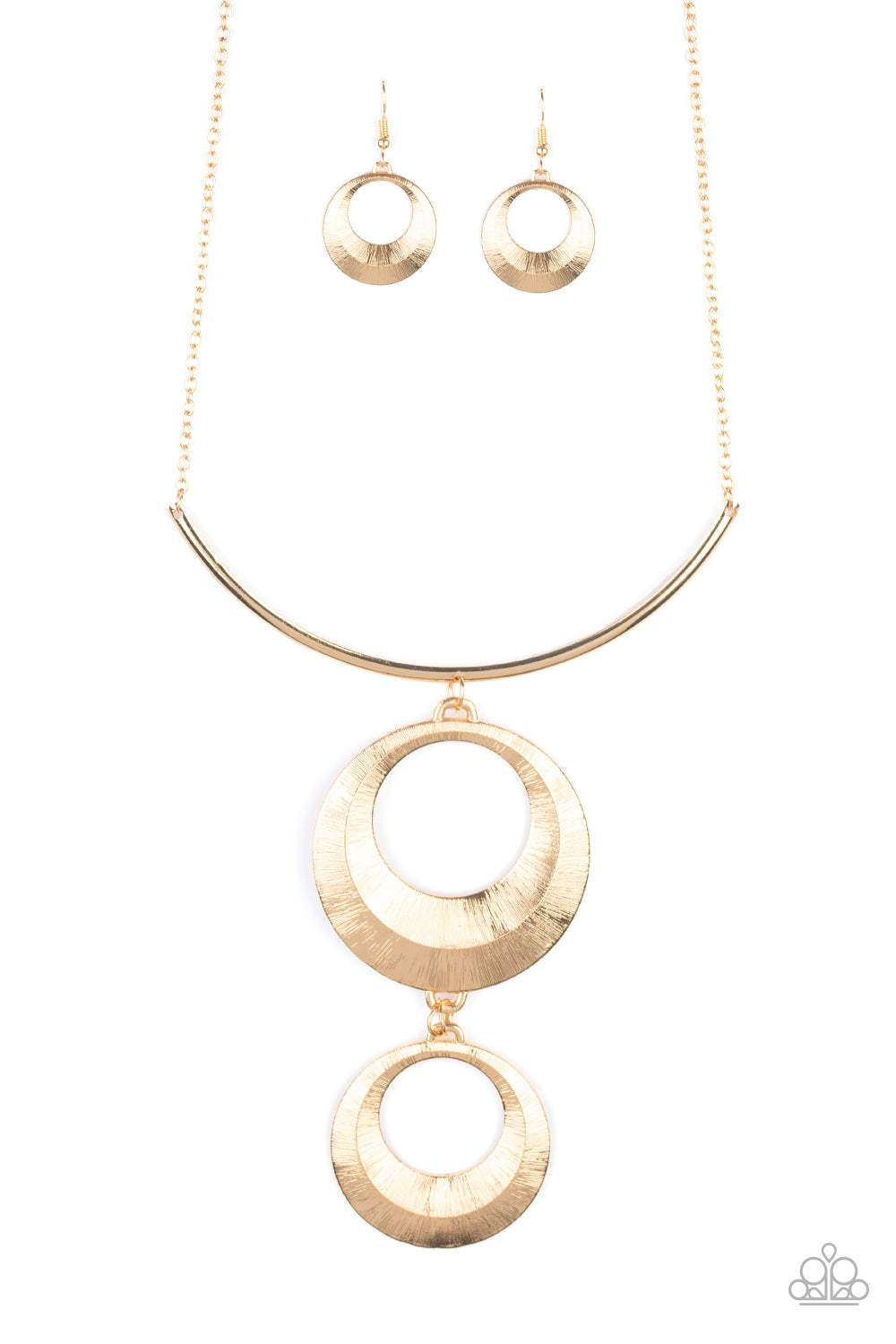brought✽to✽you✽by✽blingflingbykat✽egyptian-eclipse-gold-necklace✽paparazzi-accessories