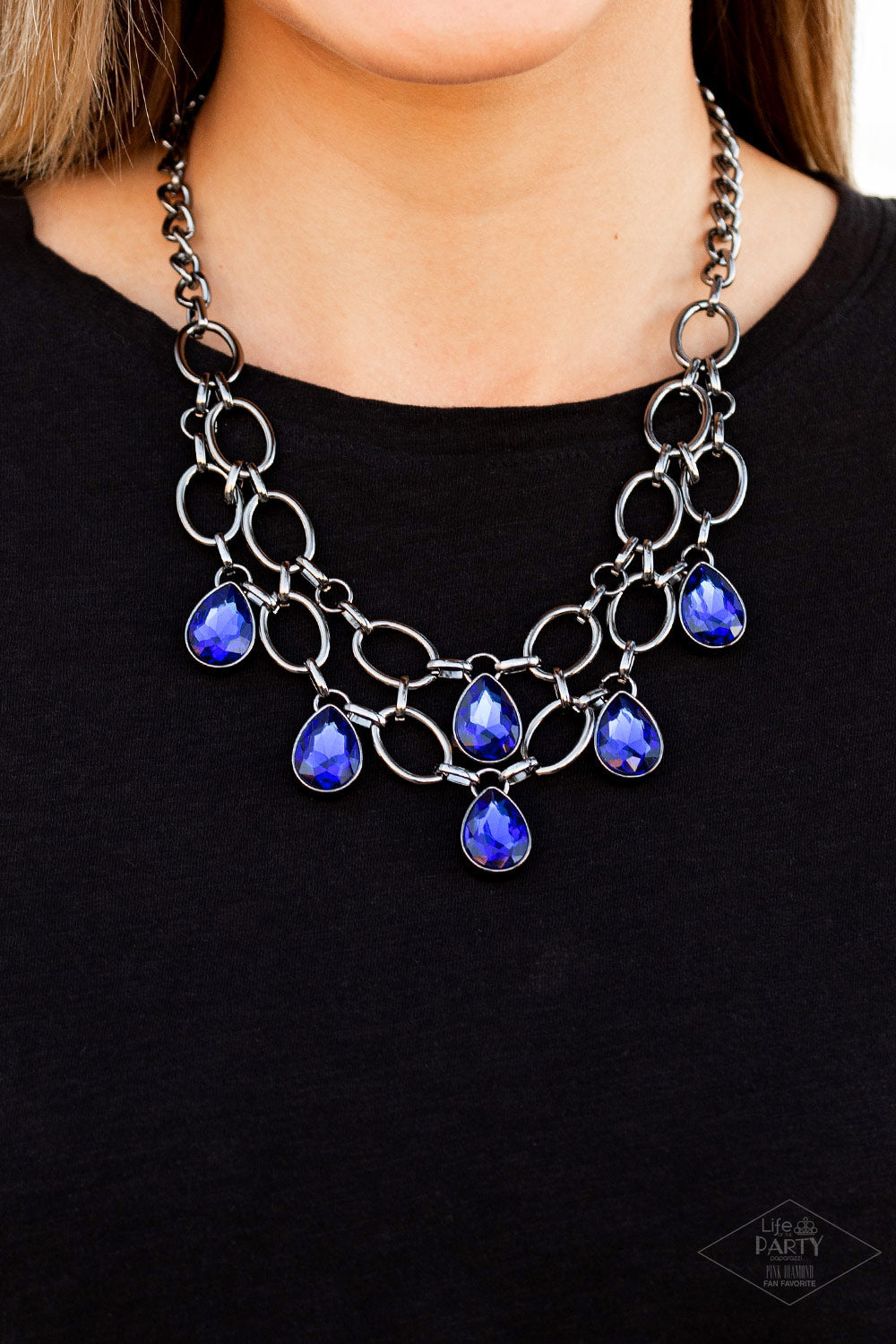 Paparazzi Accessories ✽ Show-Stopping Shimmer - Blue Necklace✽Flat Rate Ship $4.50✽