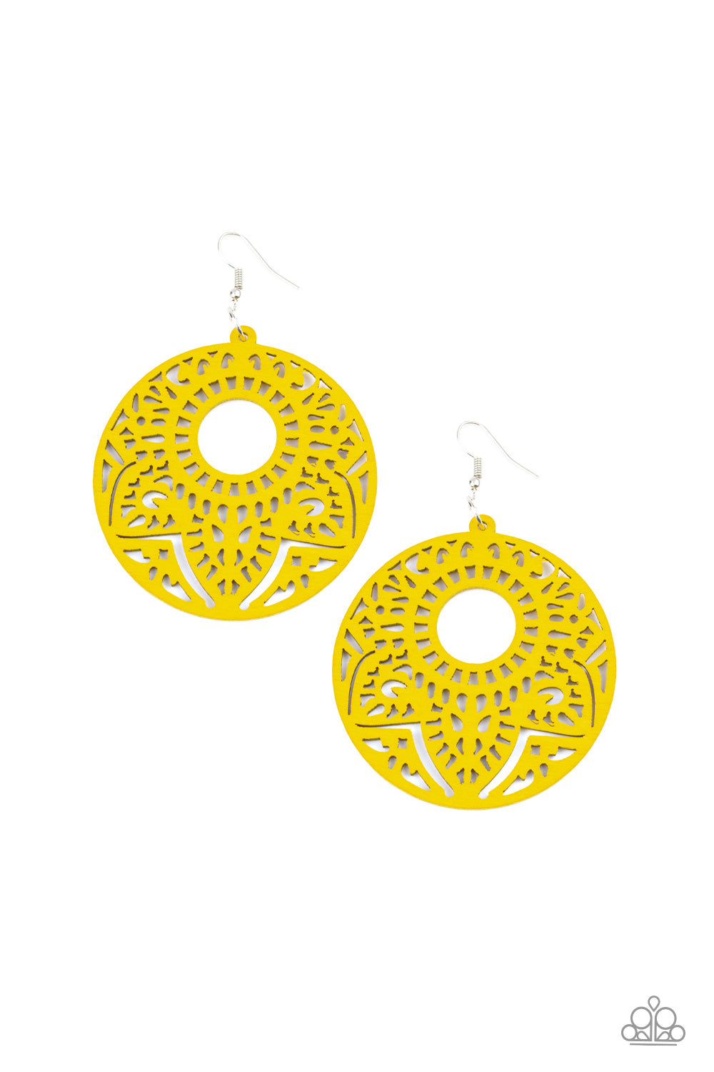 brought✽to✽you✽by✽blingflingbykat✽mandala-mambo-yellow-earrings✽paparazzi-accessories