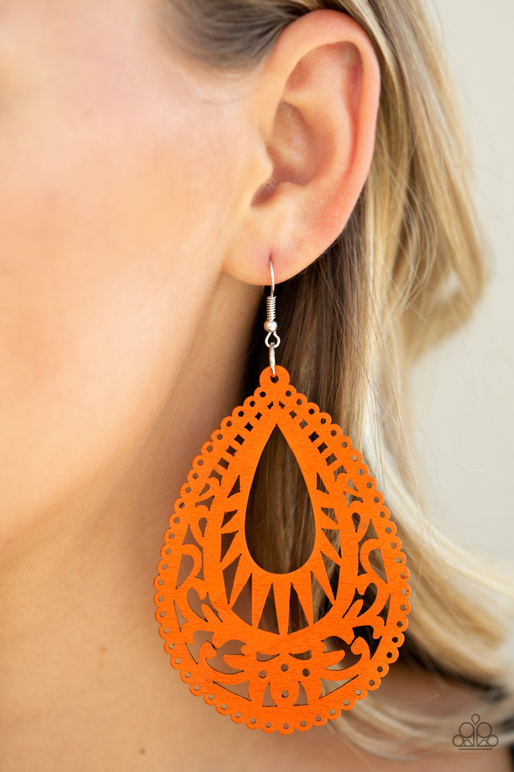 Paparazzi Accessories ✽ Zesty Zen - Orange Earrings✽Flat Rate Ship $4.50✽