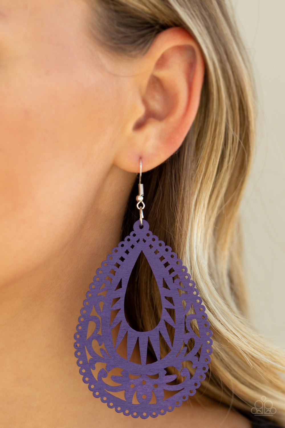 Paparazzi Accessories ✽ Zesty Zen - Purple Earrings✽Flat Rate Ship $4.50✽