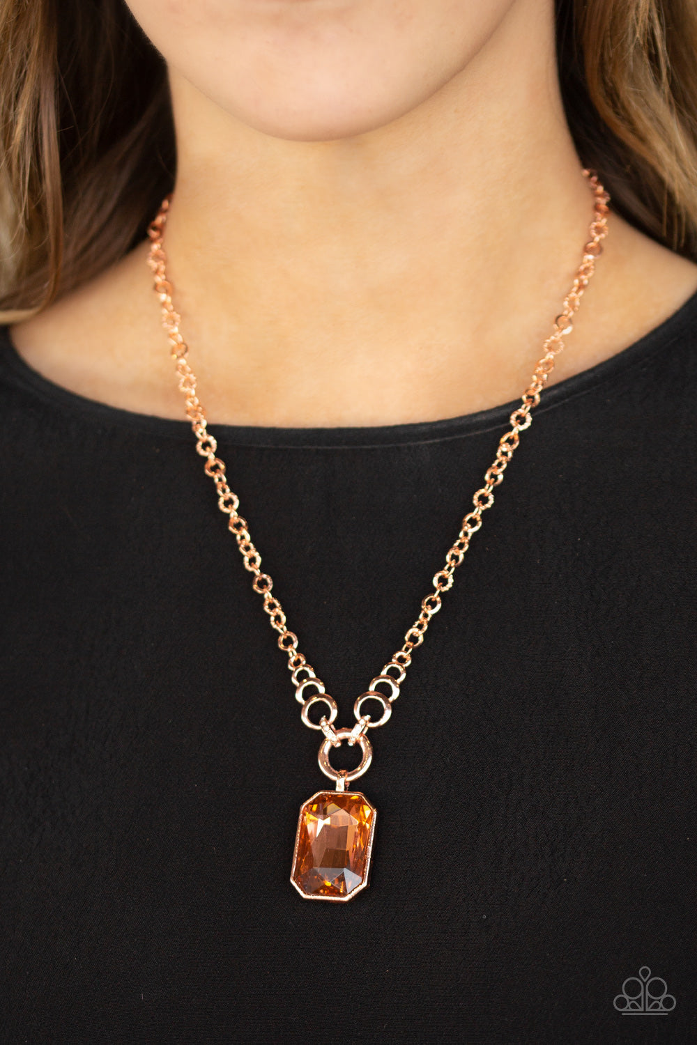 Paparazzi Accessories ✽ Queen Bling - Copper Necklace✽Flat Rate Ship $4.50✽