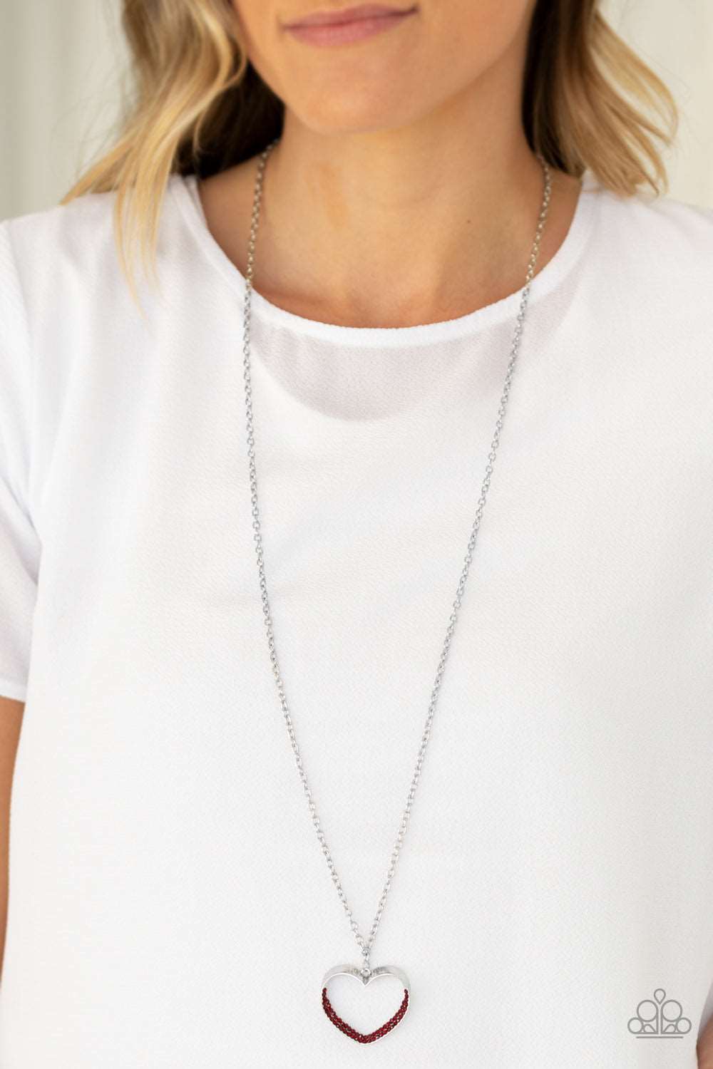 Paparazzi Accessories ✽ Bighearted - Red Necklace✽Flat Rate Ship $4.50✽