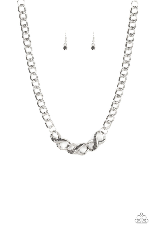 brought✽to✽you✽by✽blingflingbykat✽infinite-impact-silver-necklace✽paparazzi-accessories