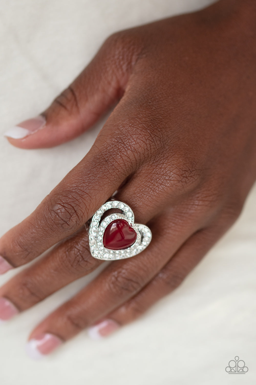 Paparazzi Accessories ✽ What The Heart Wants - Red Ring✽Flat Rate Ship $4.50✽