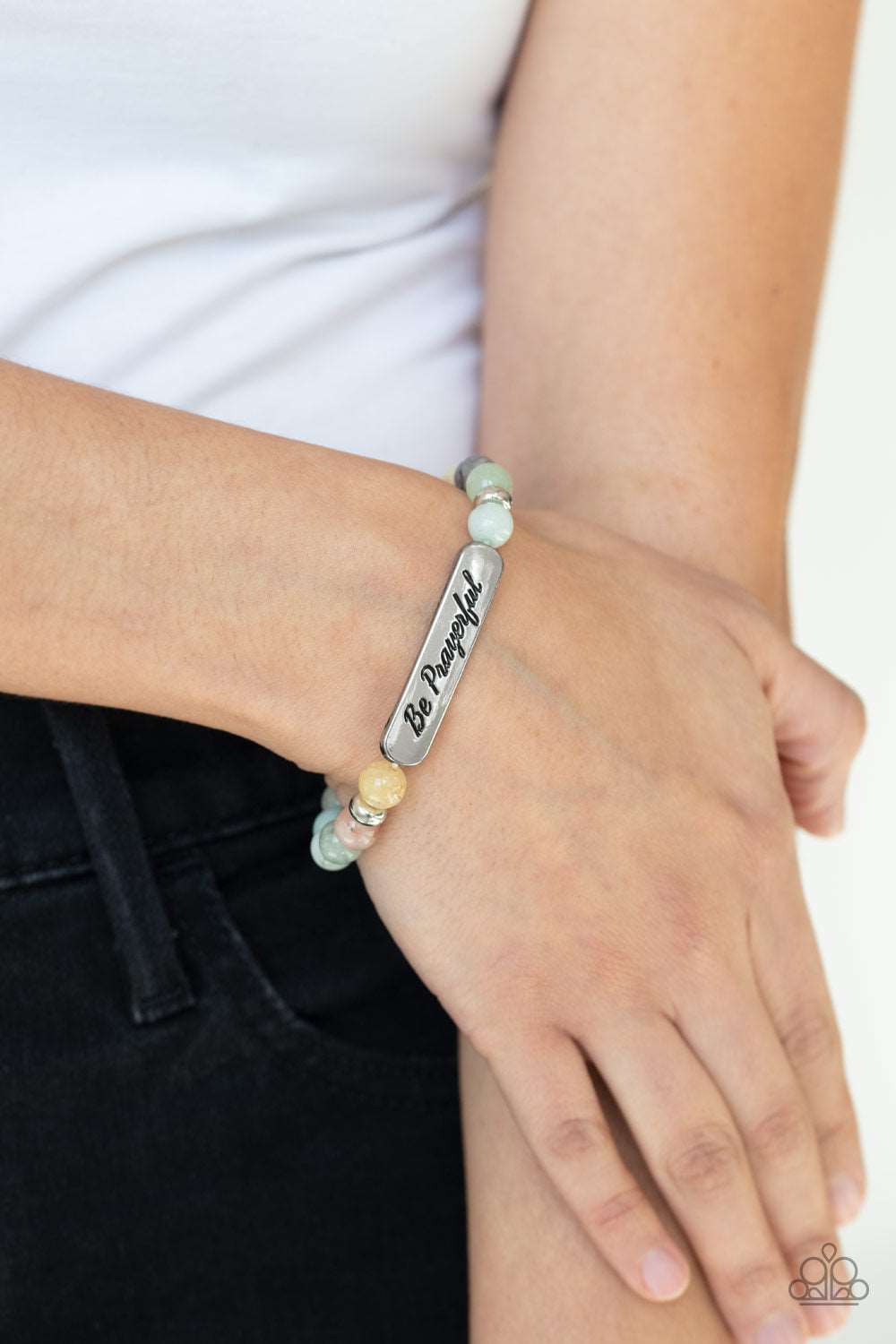 Paparazzi Accessories ✽ Be Prayerful - Green Bracelet✽Flat Rate Ship $4.50✽