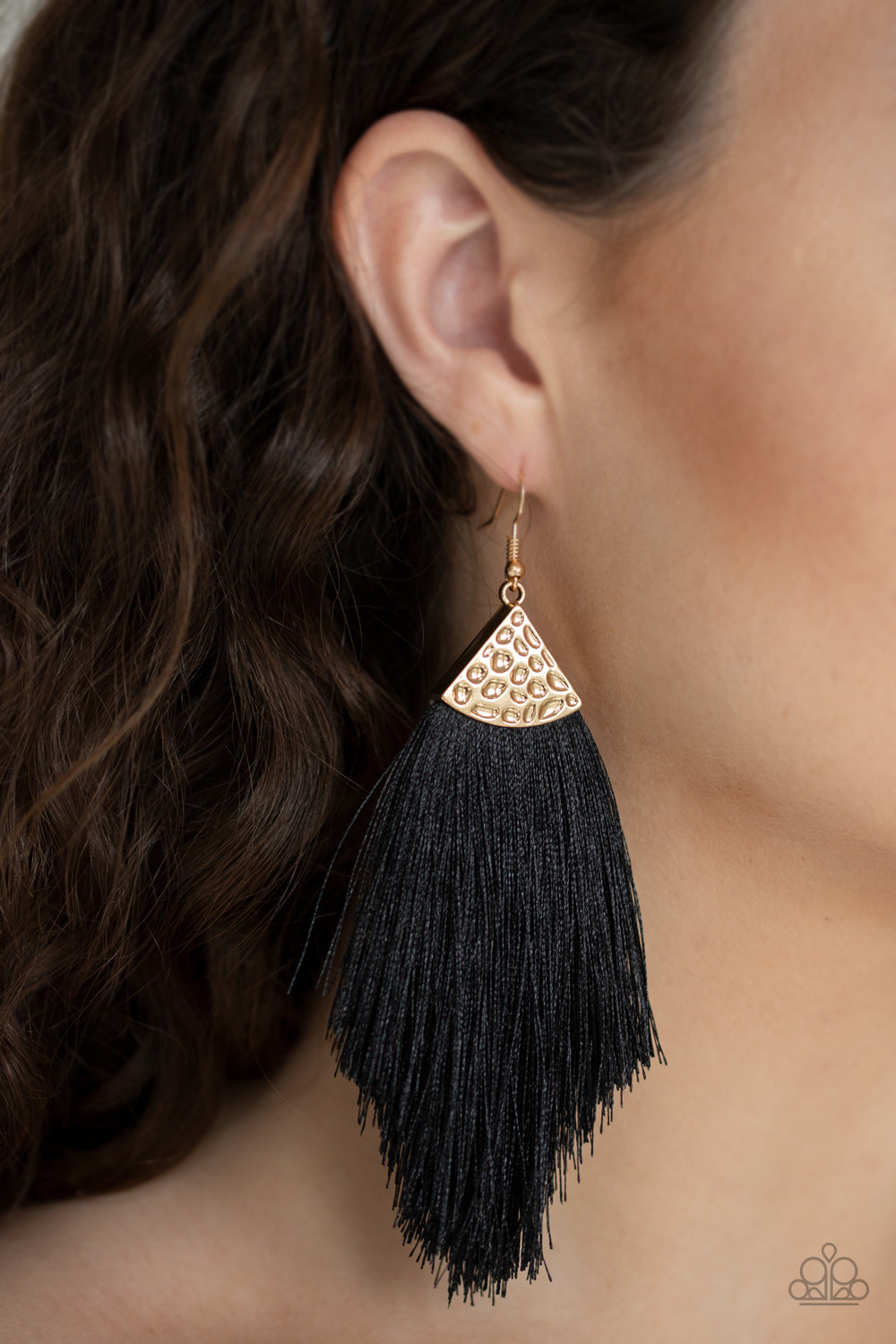 Paparazzi Accessories ✽ Tassel Tempo - Gold Earrings✽Flat Rate Ship $4.50✽