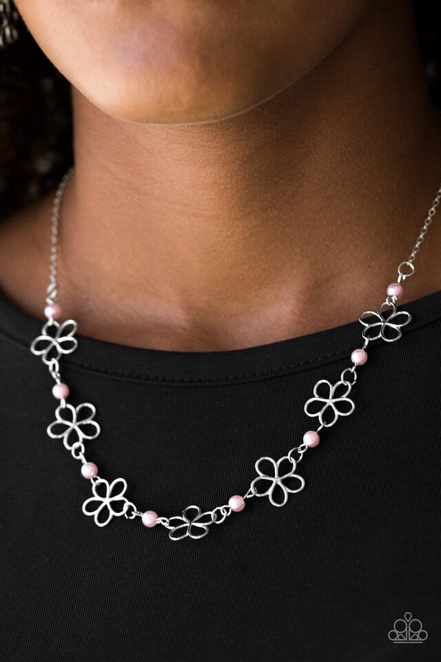 Paparazzi Accessories ❋Always Abloom - Pink Necklace❋ Flat Rate Ship $4.50❋ - Image #2