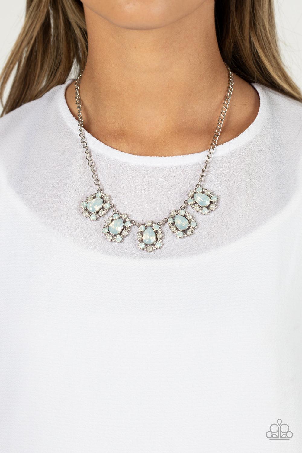 Paparazzi Accessories ❋Pearly Pond - White Necklace❋ Flat Rate Ship $4.50❋ - Image #2